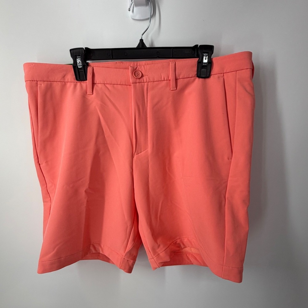 Hugo Boss S_Motioner Tech Twill Stretch Golf Shorts Orange Mens 36R 50516382